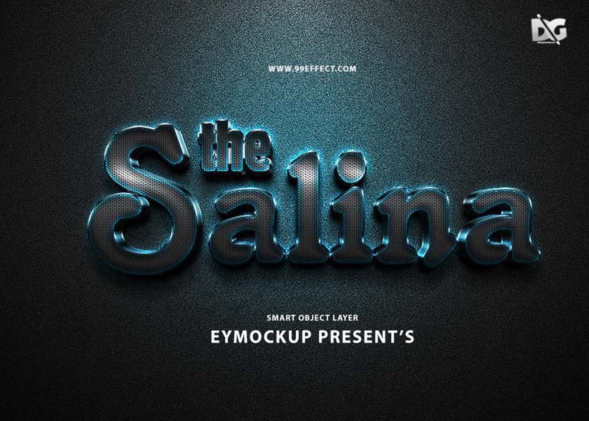 Download Free 3D Modern Text Effect PSD - 99Effects