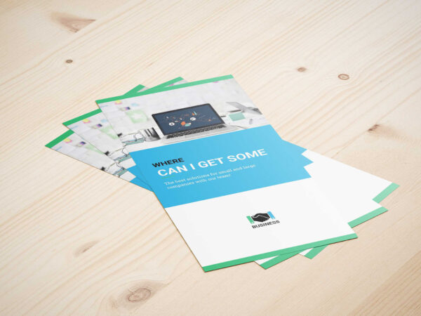 Business Creative Team PSD Tri-Fold Brochure Template
