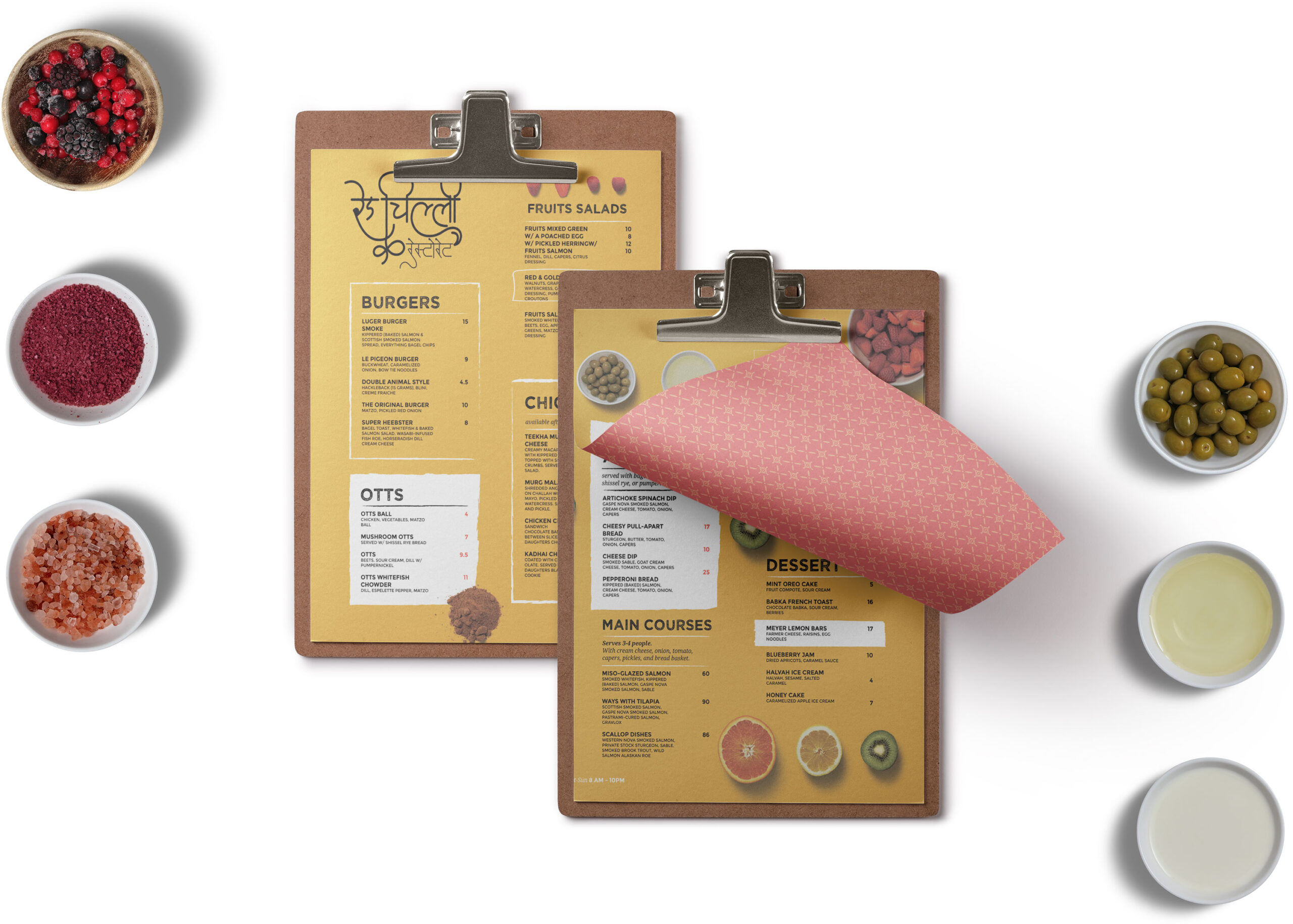 Healthy Menu Template
