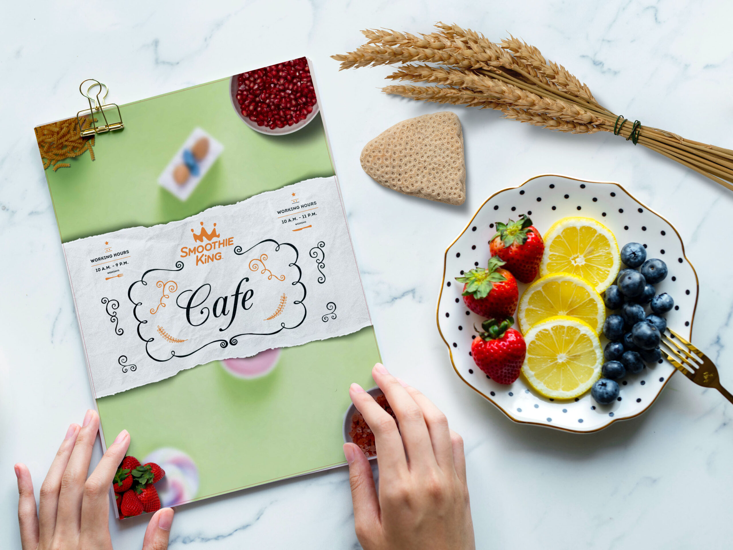 Creative New Ice Cream Parlour Menu Template