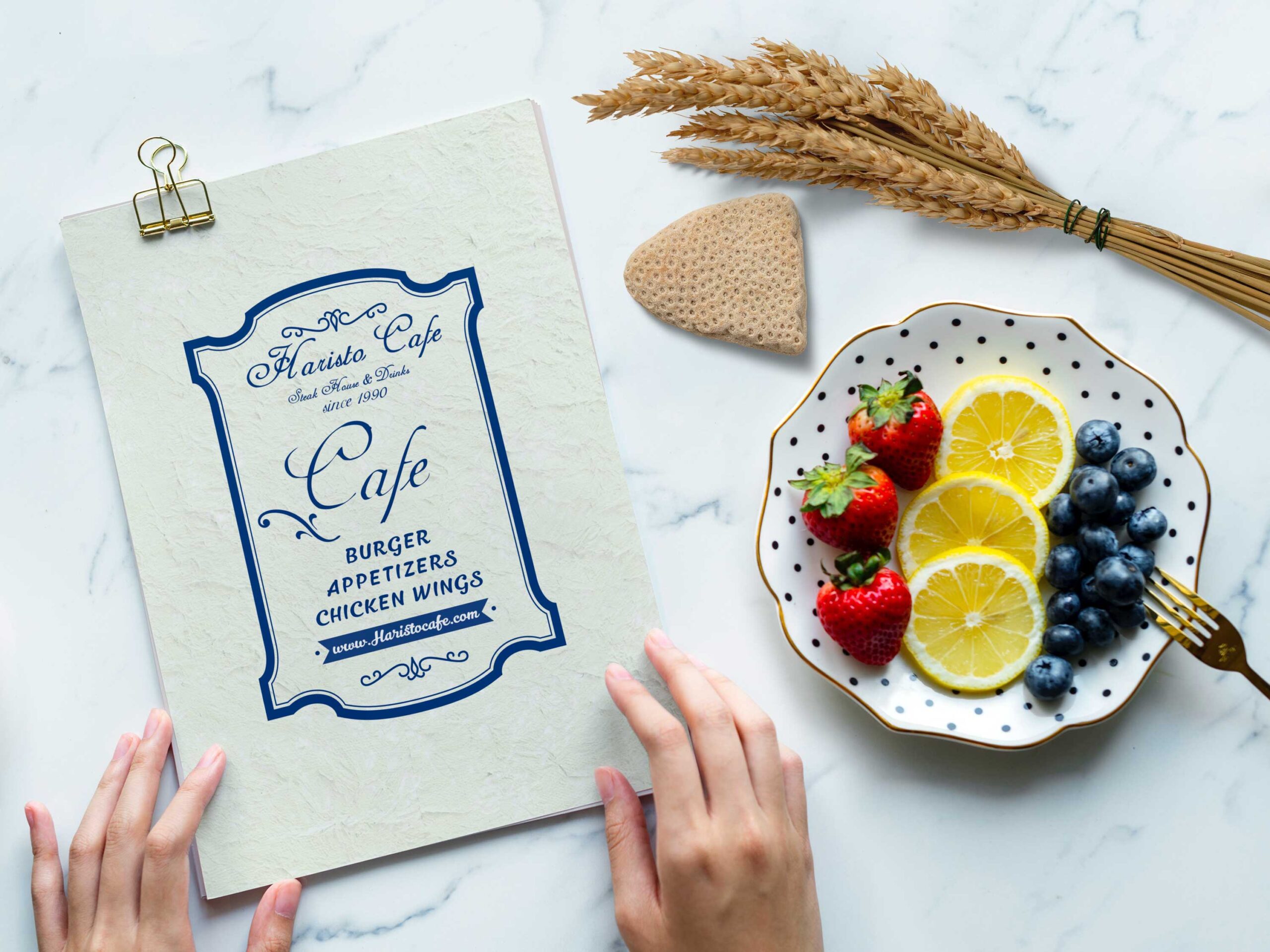 New Restaurant Menu PSD Template