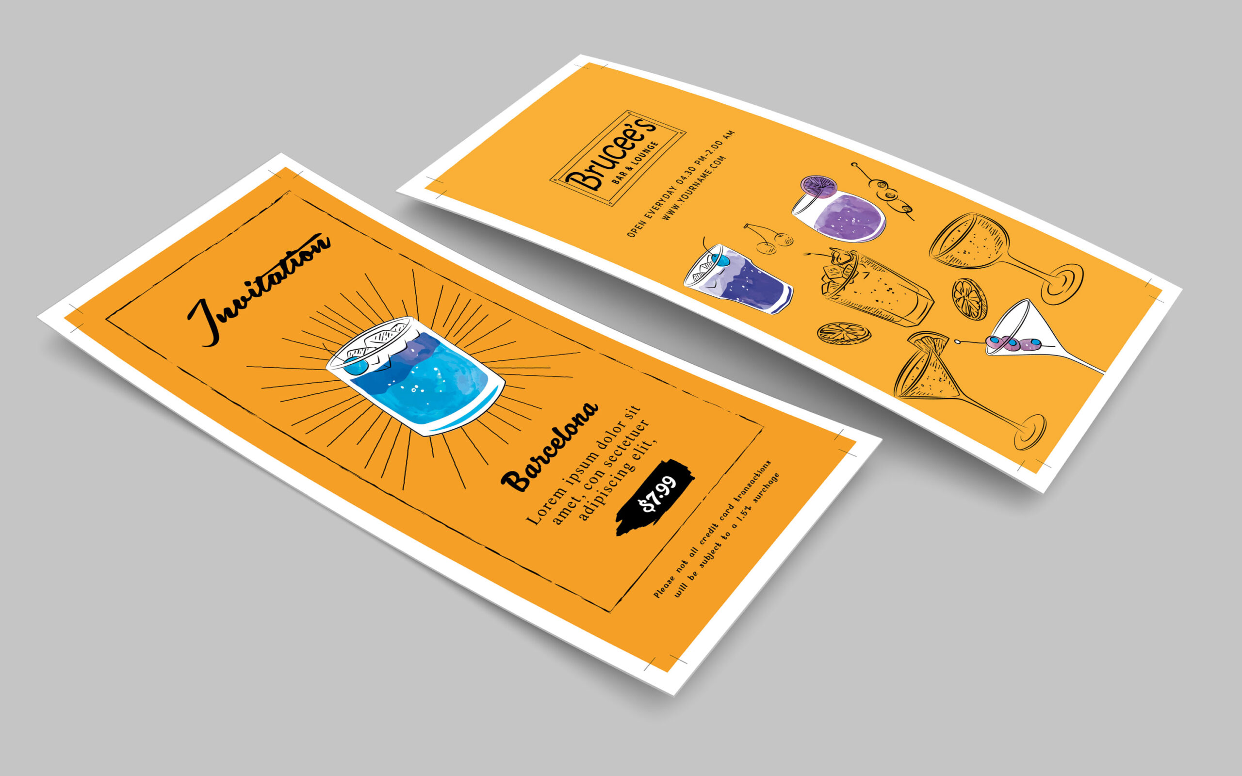 Premium Cafe Innaugration Invitation Template (4) Premium Cafe Innaugration Invitation Template