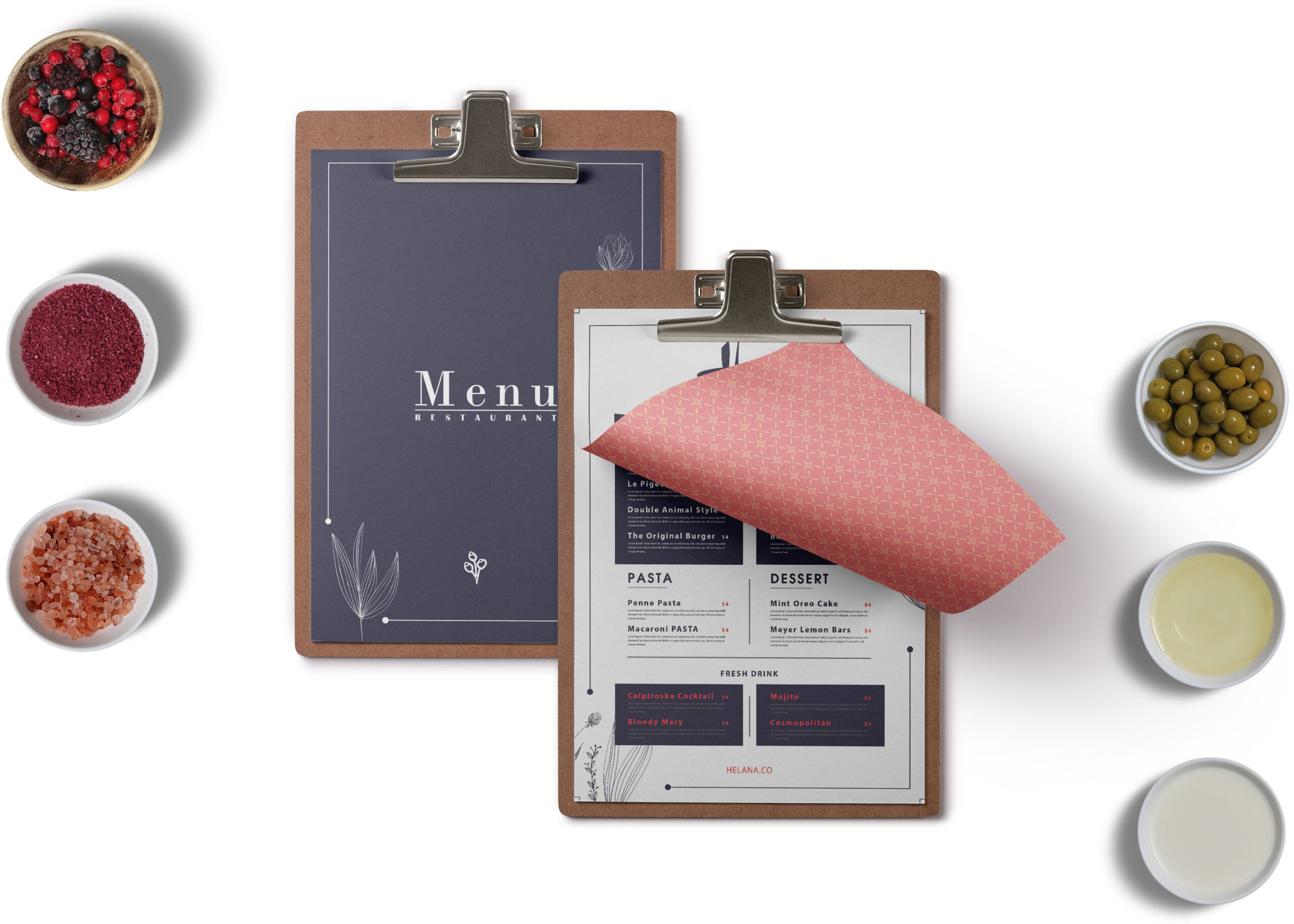 Premium Food Menu Template