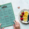 Premium Nero Cafe Menu Design Template