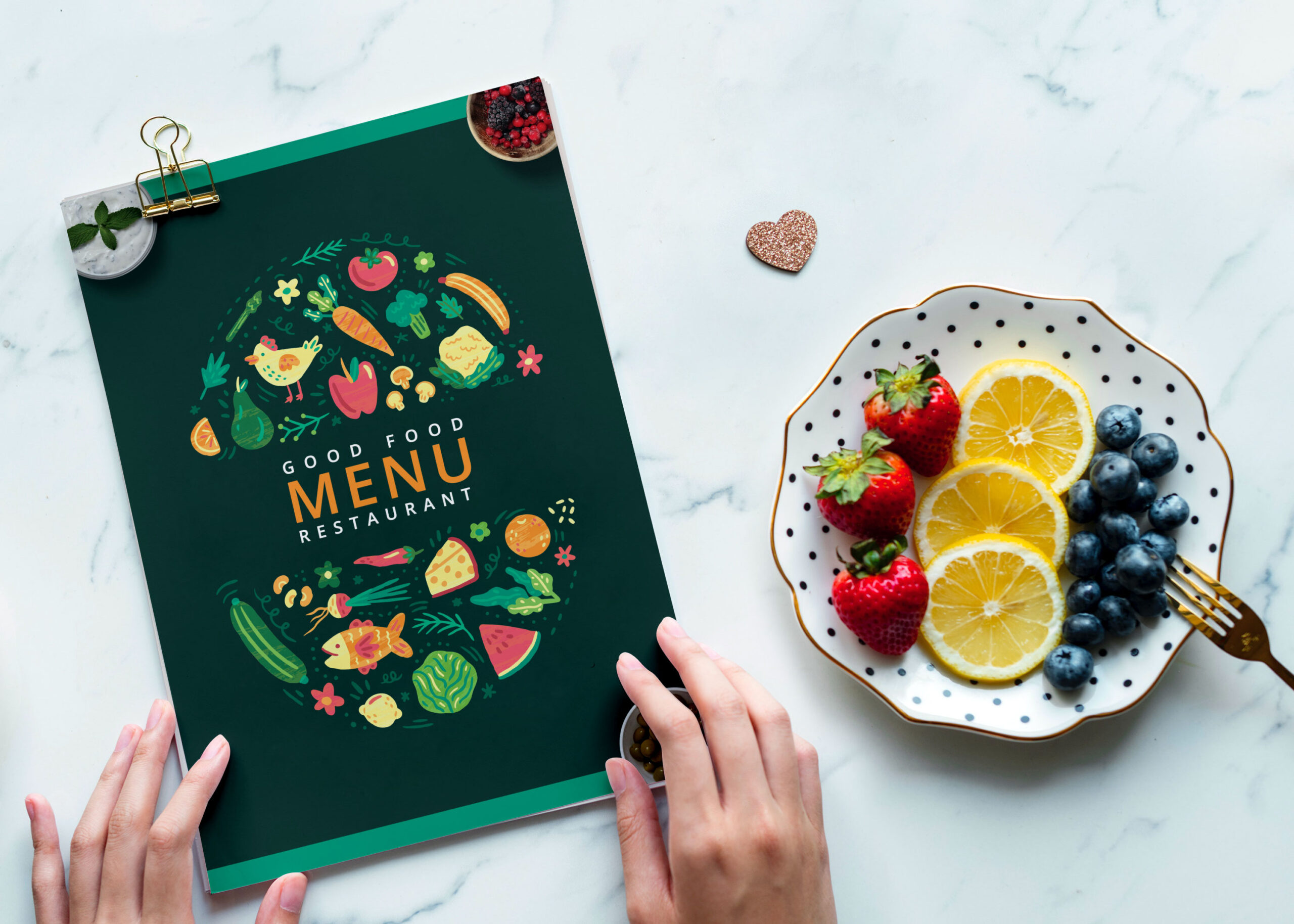 Premium New Sweet Shop Menu PSD Template