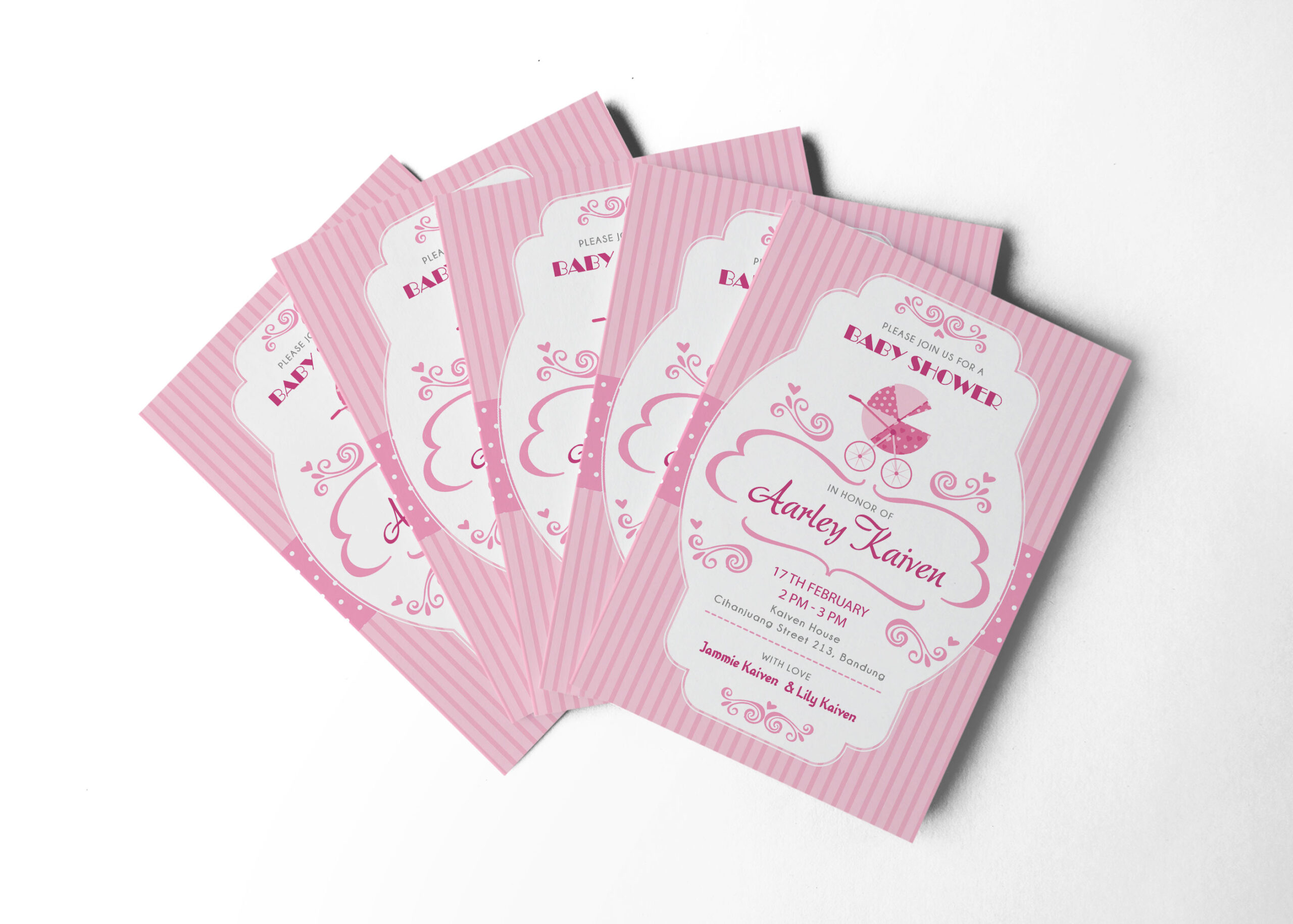 Baby Shower Invitation Design Template