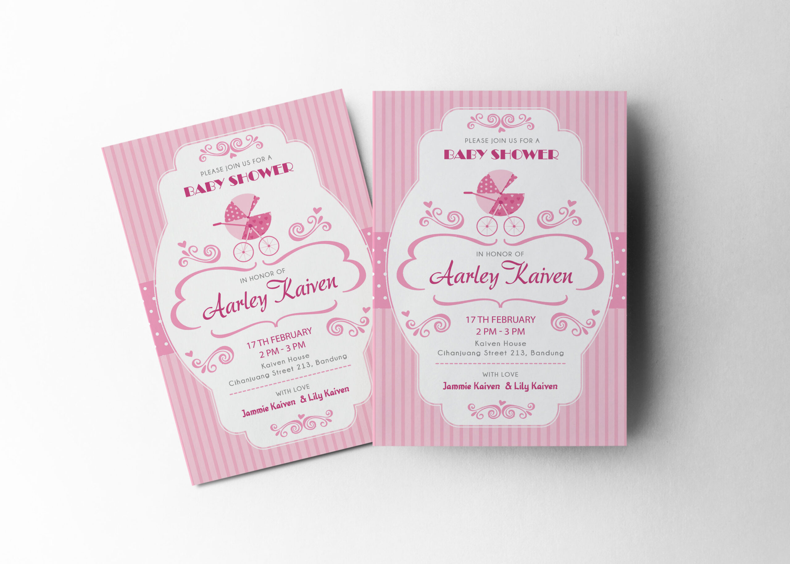Baby Shower Invitation Design Template