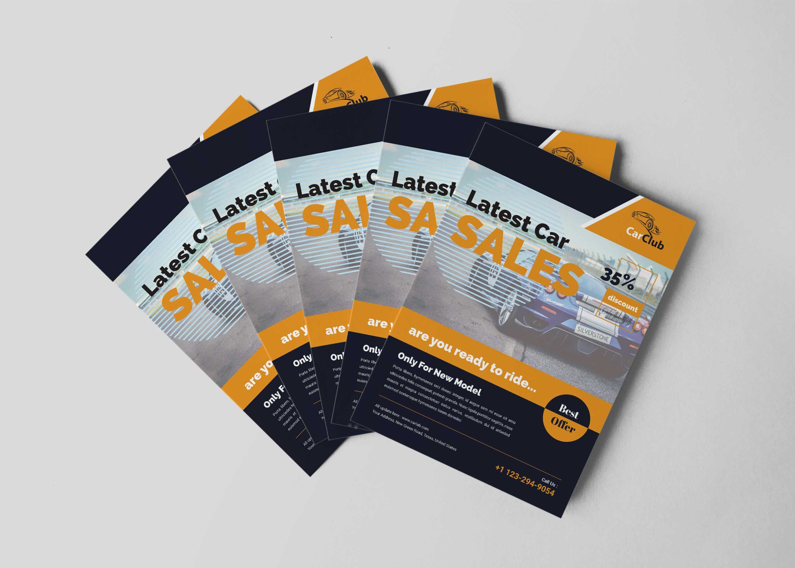 Auto Sales Flyer Design