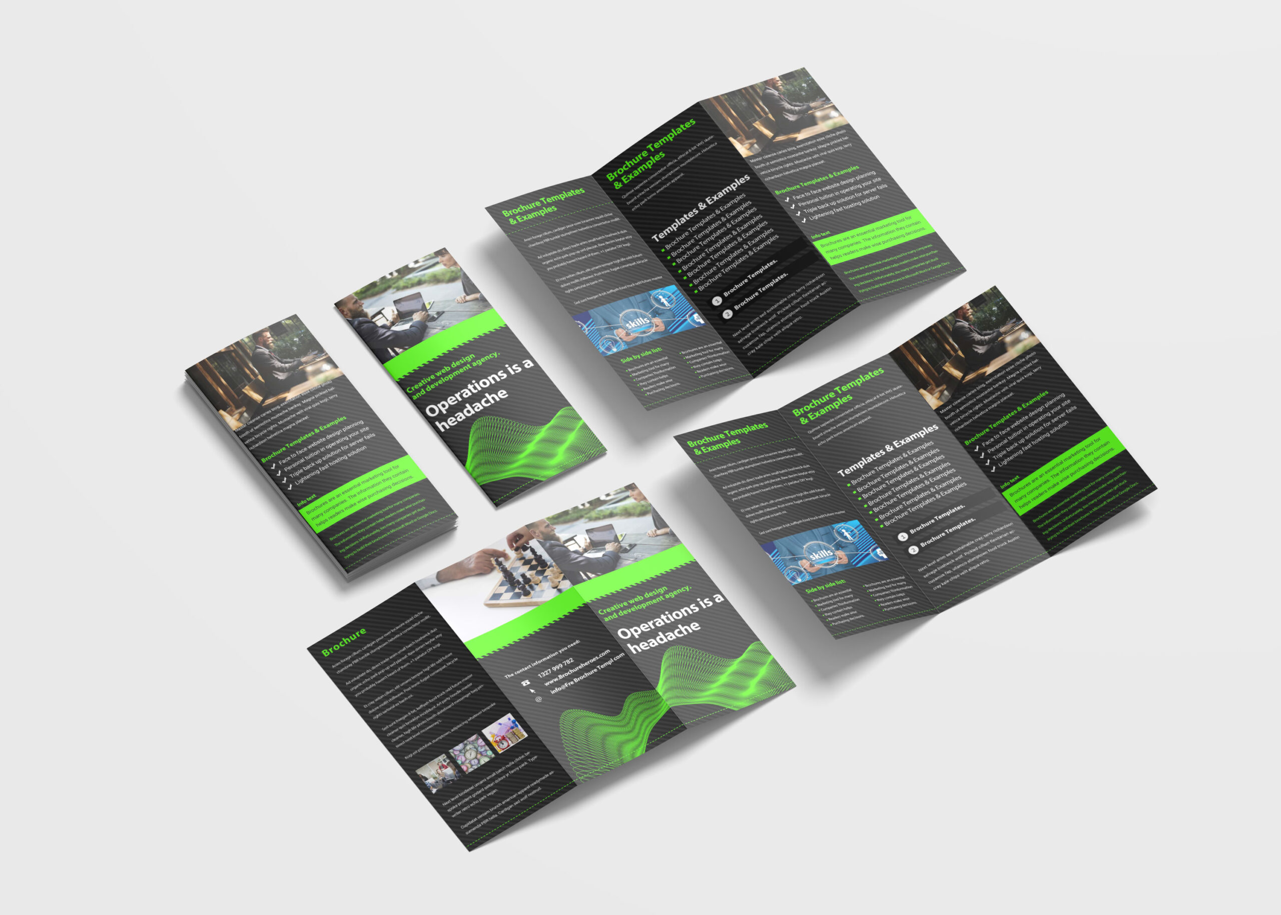 Business Tri Fold Brochure Design Template