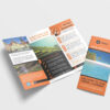 Beautiful Travel Tri-Fold Brochure Design Templates