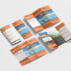 Beautiful Travel Tri-Fold Brochure Design Templates