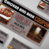 Beer Coupon Card Design Template