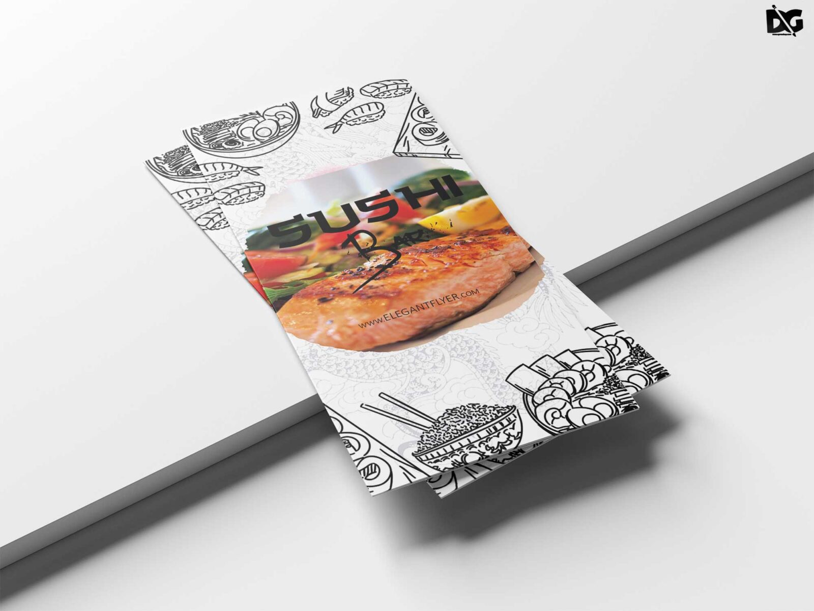 Restaurant Tri-Fold Brochure Design Template