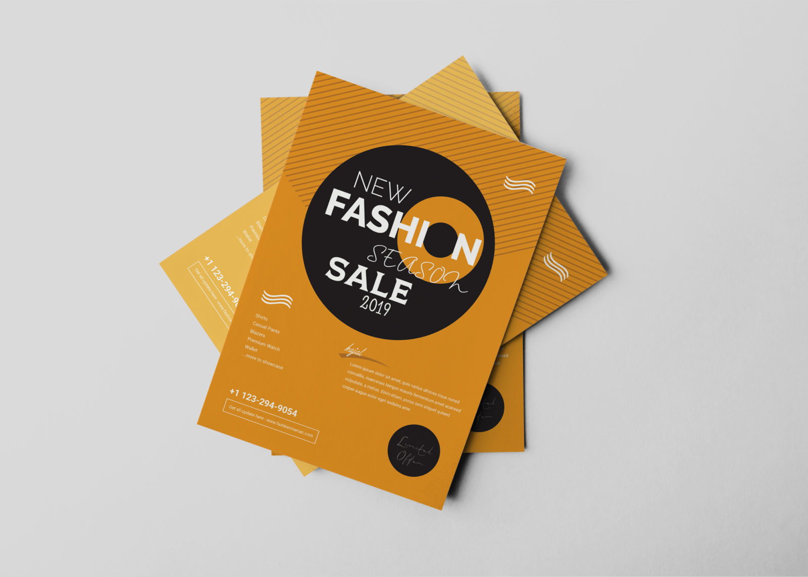 Clothing Flyer Design Template