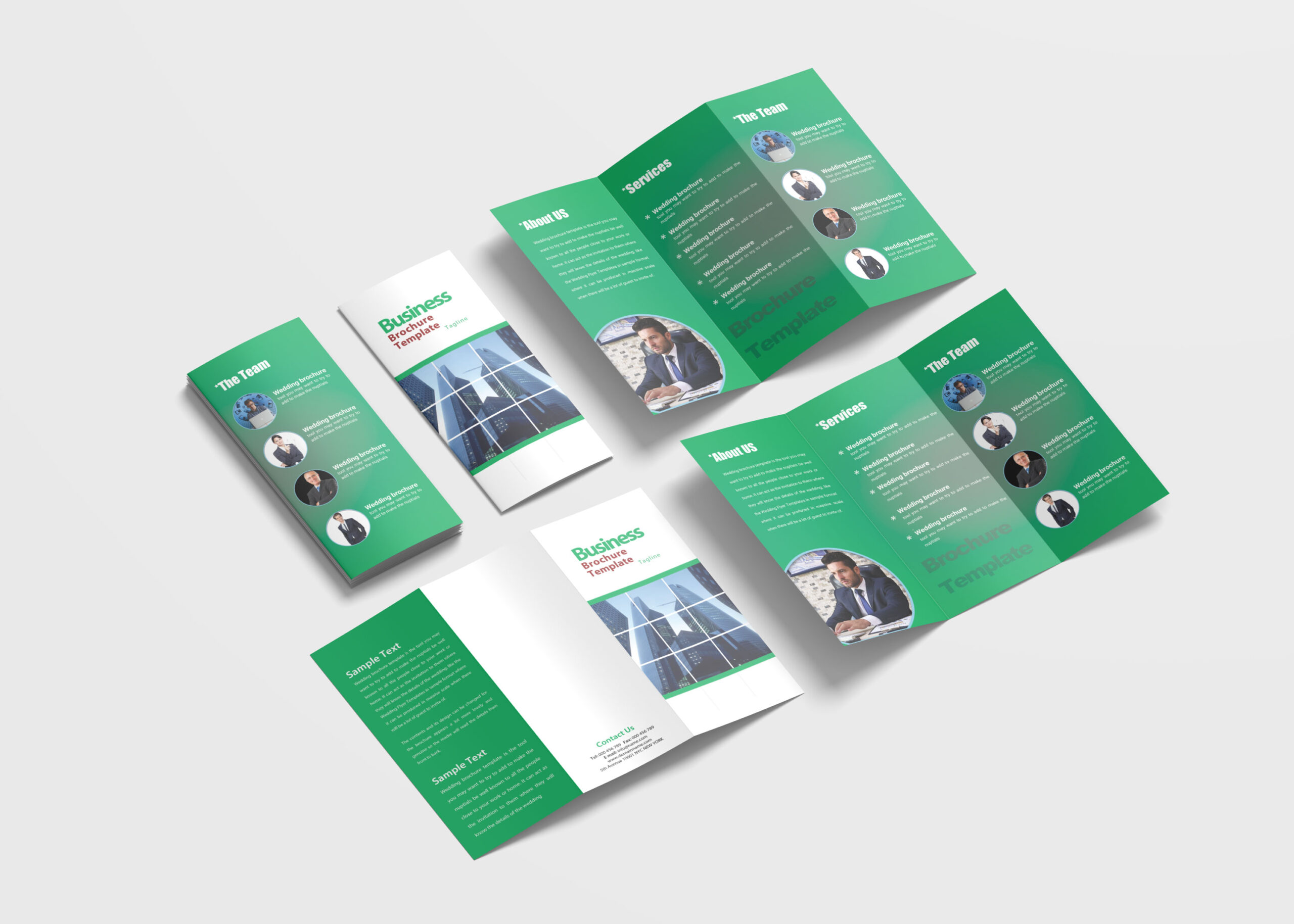 Business Tri Fold Brochure Design Template
