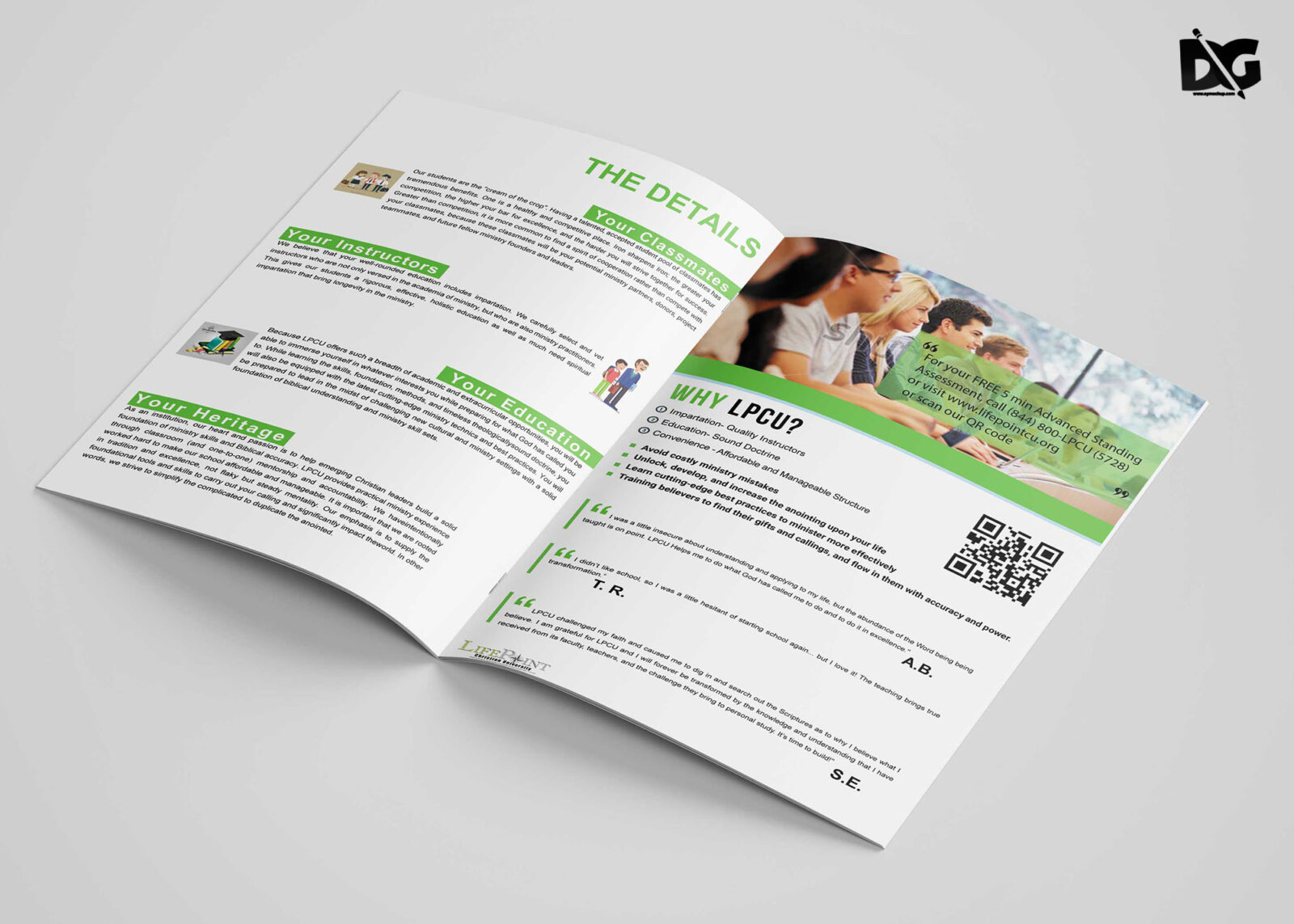 Bi-Fold Brochure Design Template