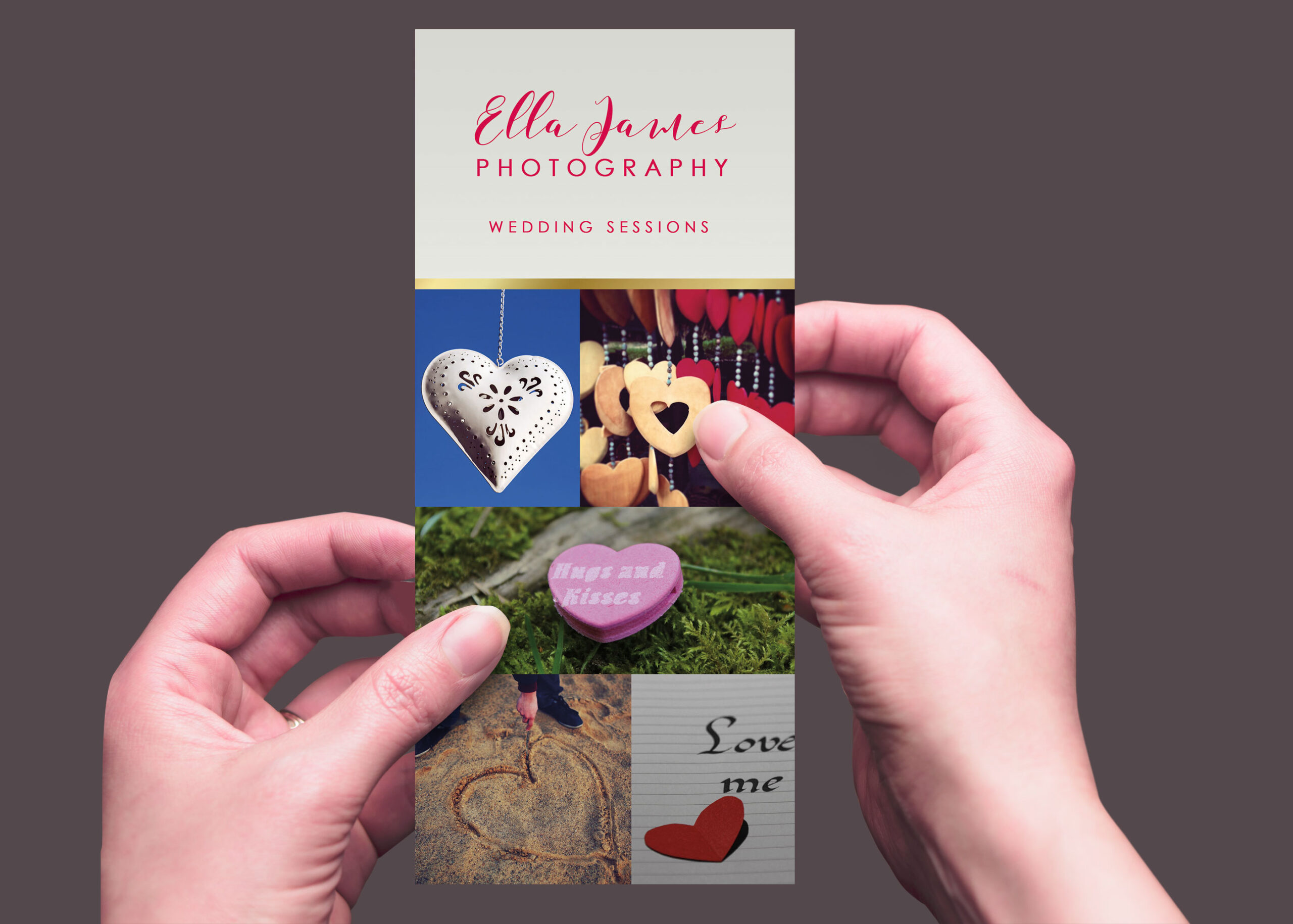 Event Photographers Rack Card Design Template
