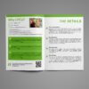 University Bi-Fold Brochure Design Template