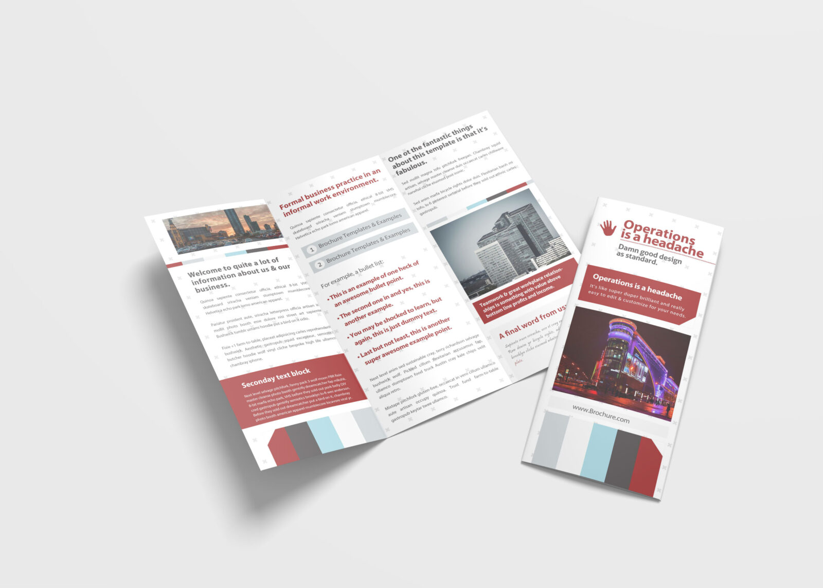Corporate Tri-Fold Brochure Design Template