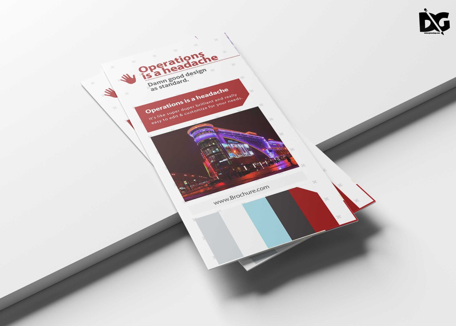 Corporate Tri-Fold Brochure Design Template