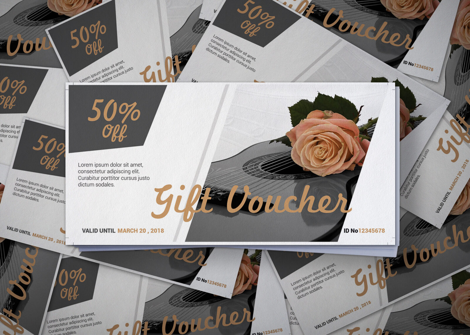 Shop Gift Voucher Design Template