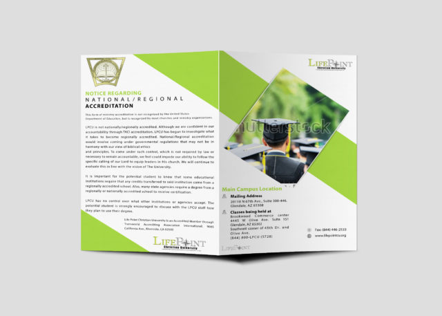 Graduation Bi-Fold Brochure Design Template - 99Effects