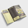 Coffee Shop Menu Tri-Fold Brochure Design Template