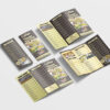 Coffee Shop Menu Tri-Fold Brochure Design Template