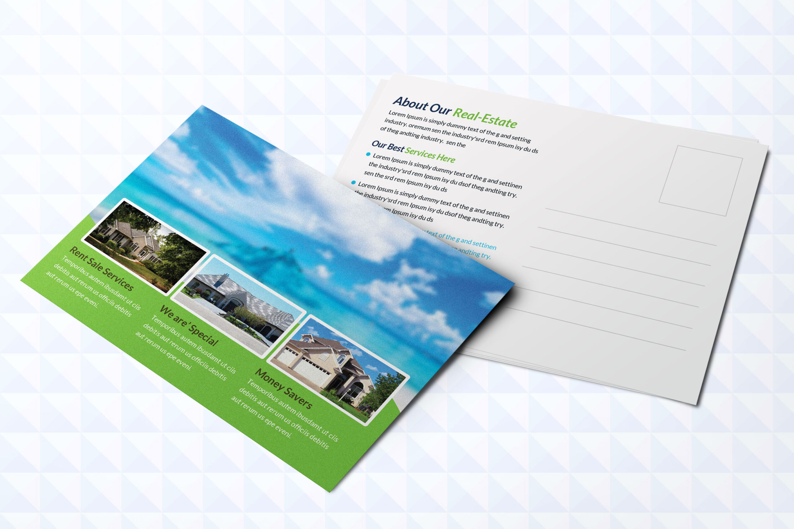 Real Estate Postcard Design Template