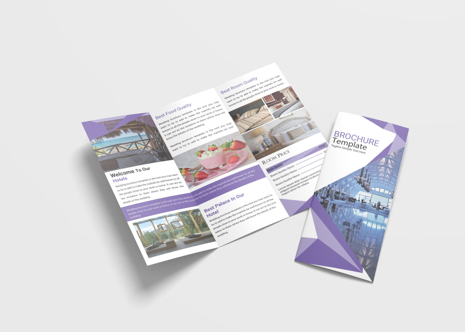 Multimedia Tri-Fold Brochure Design Template