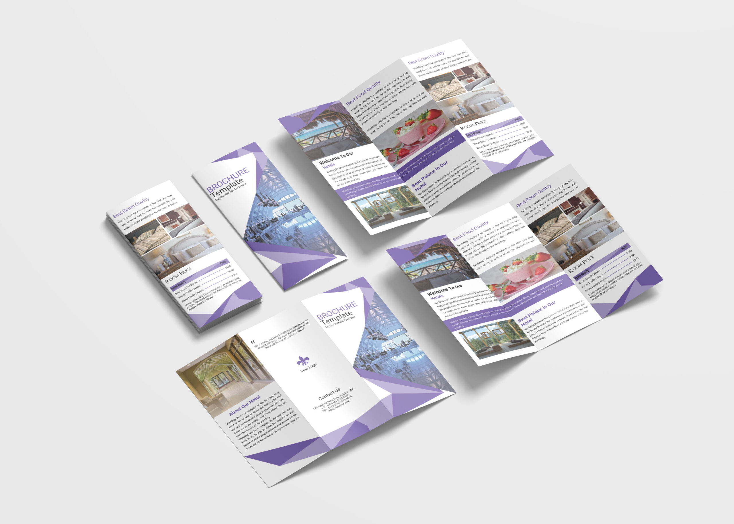 Multimedia Tri-Fold Brochure Design Template
