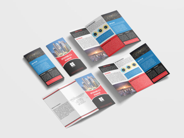 Professional Business Tri Fold Brochure Design