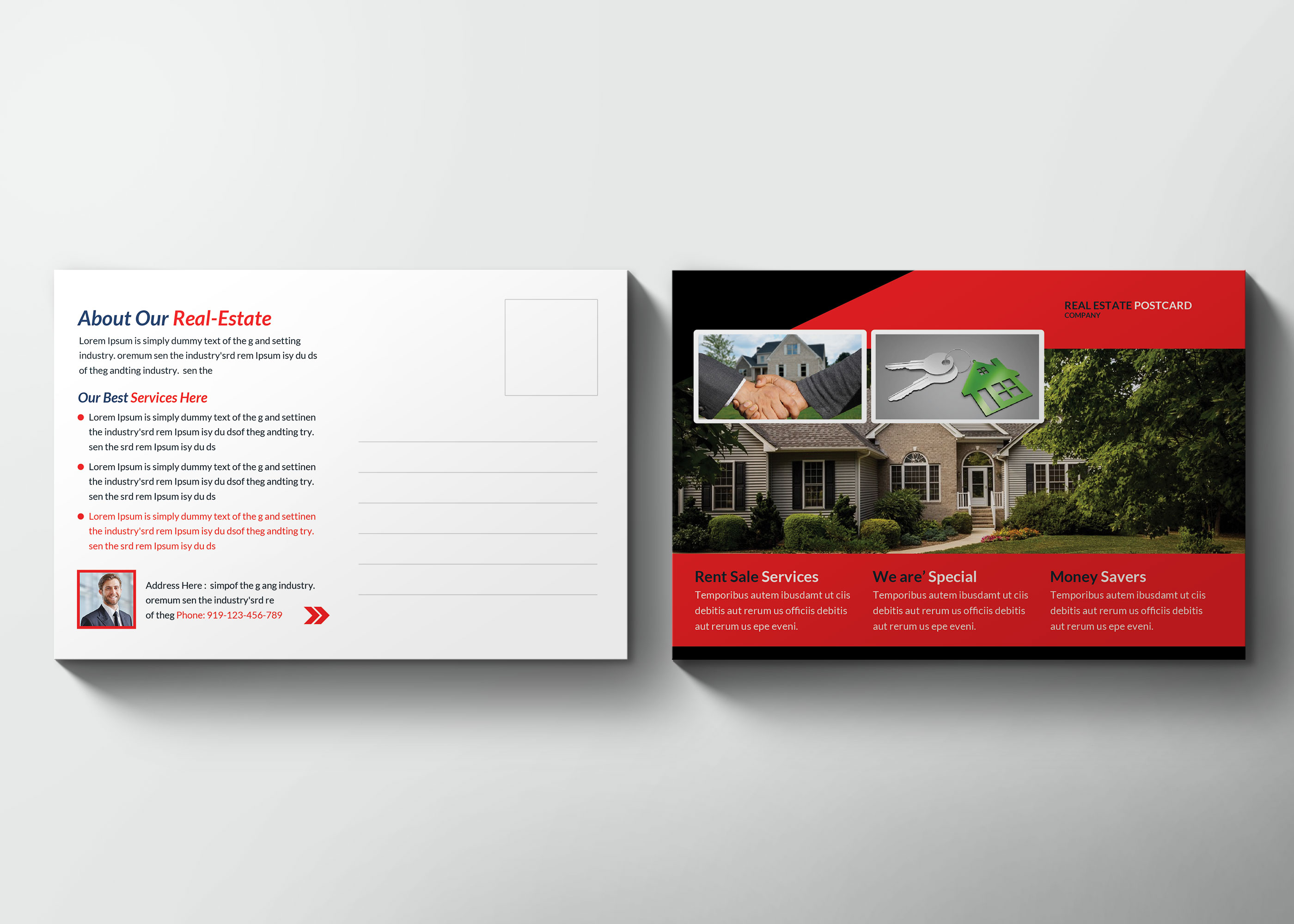 Realtor Business Postcard Design Template - 21Effects Pertaining To Real Estate Postcard Design Templates