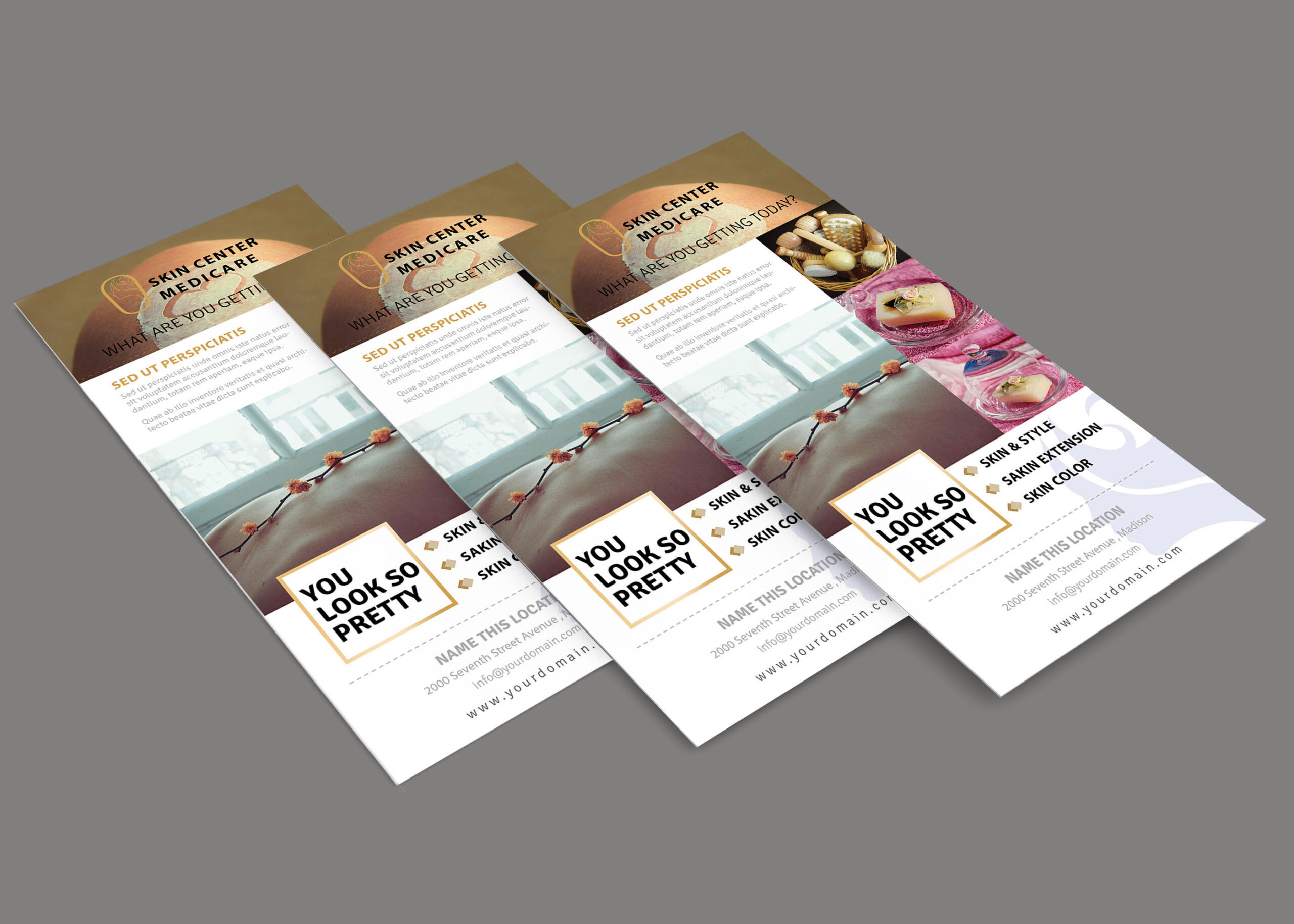 Care Medicare Rack Card Design Template