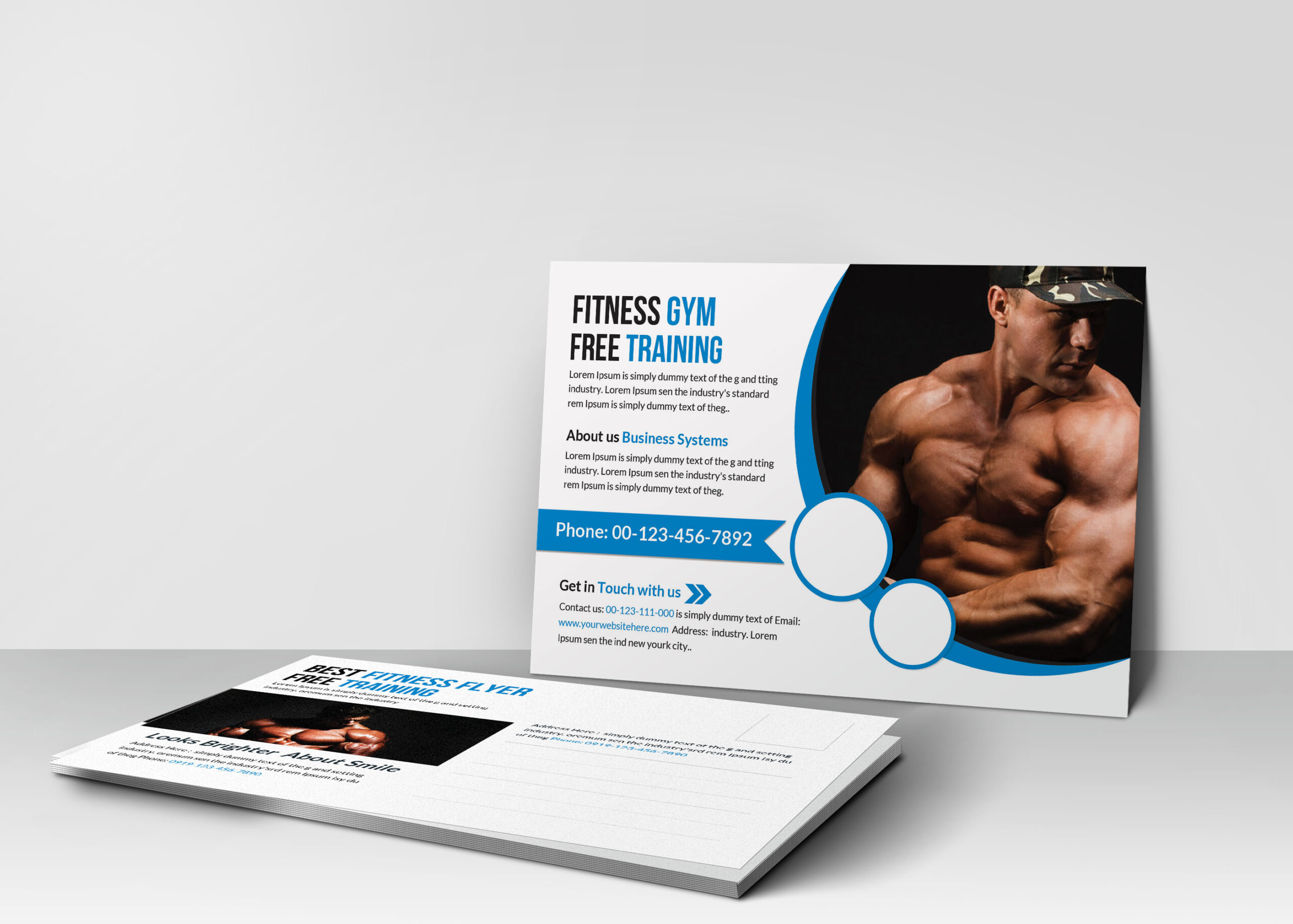 Wellness Postcard Design Template