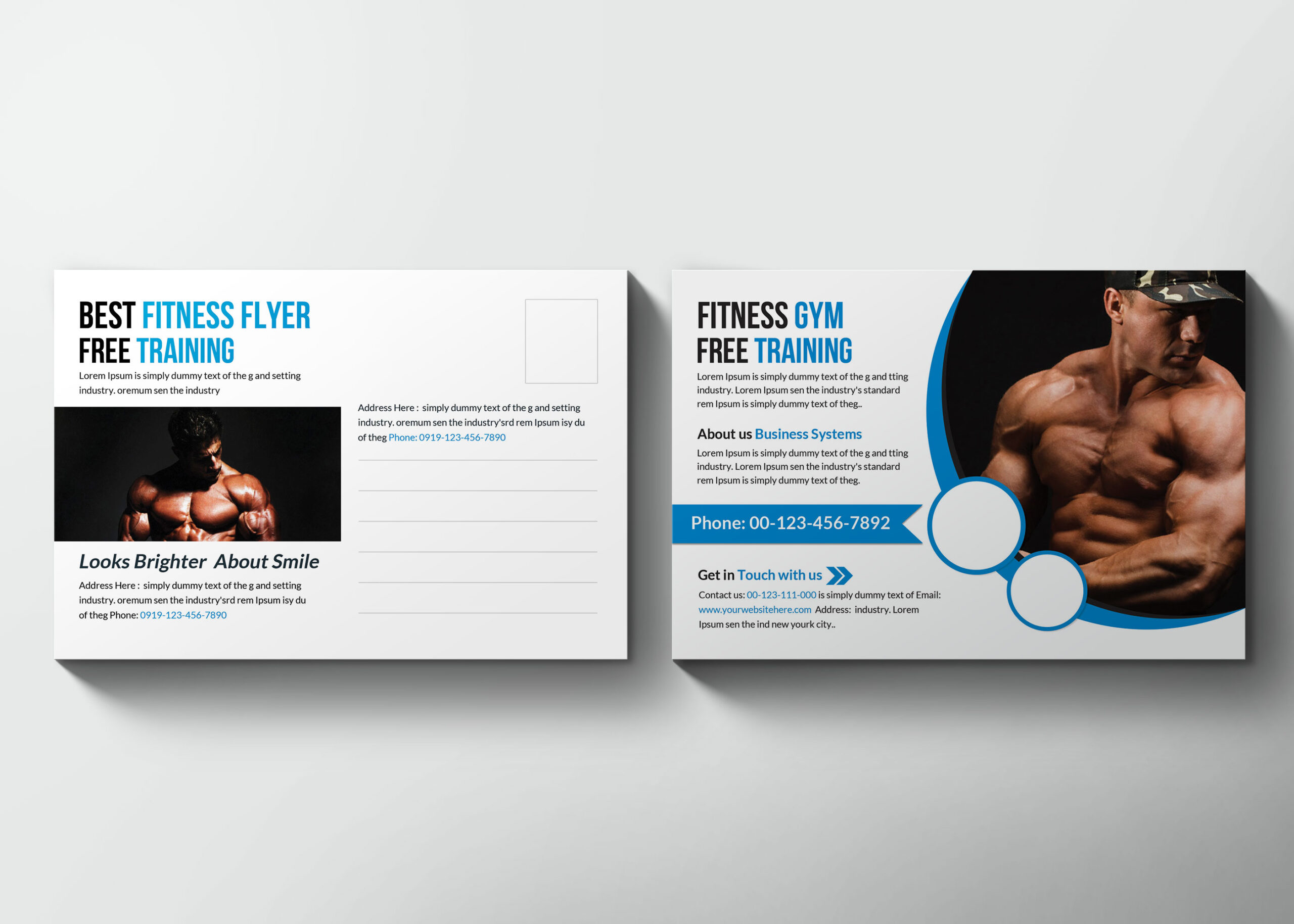 Wellness Postcard Design Template