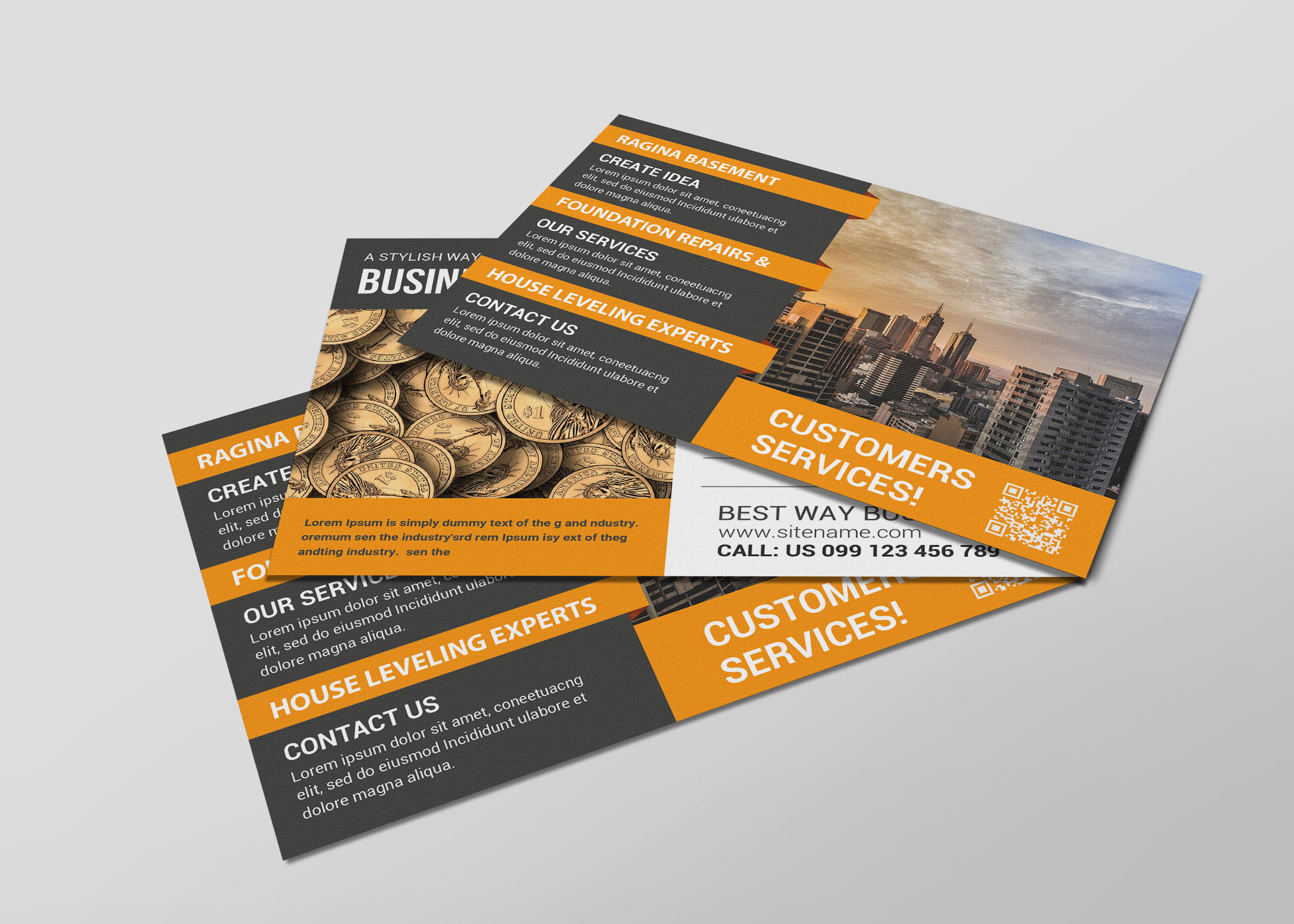 Technology Business Postcard Design Template 99Effects