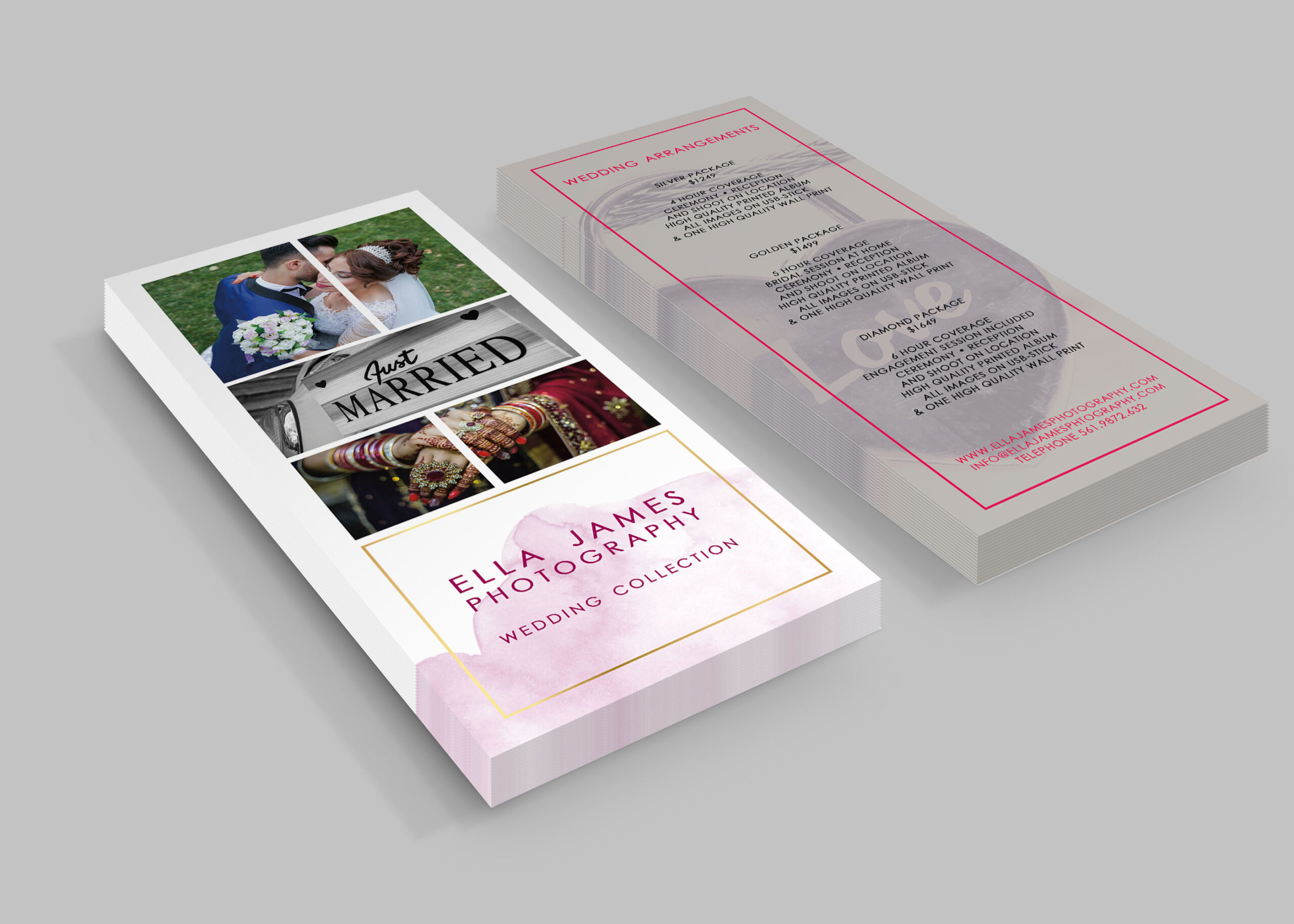 Photographer Rack Card Design Template