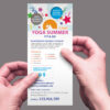 Yoga Rack Card Design Template