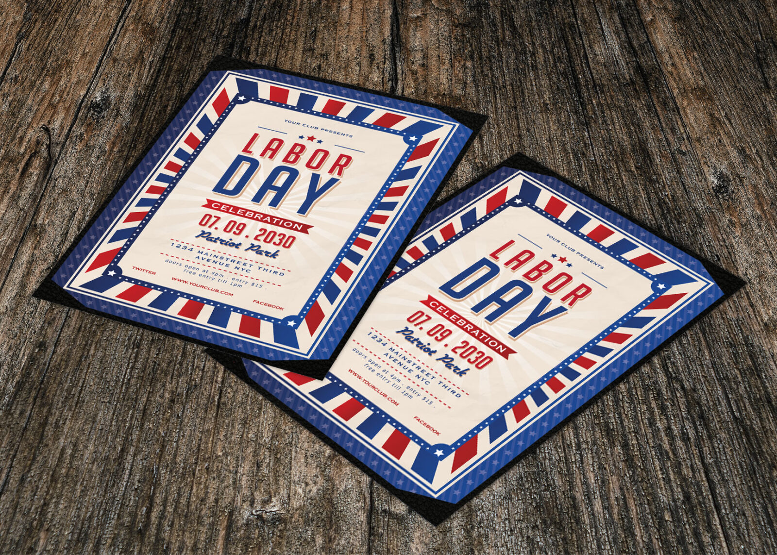 Labor Day Flyer Psd Template