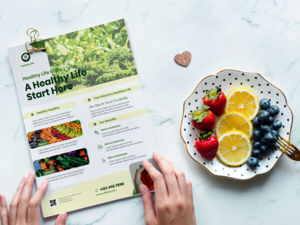 Natural Organic Food Flyer