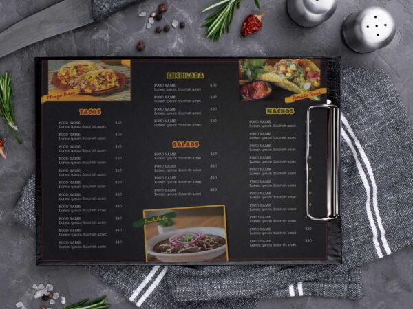 Taco Mexicana Menu Design Template