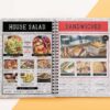Modern Restaurant Book Menu Design Template