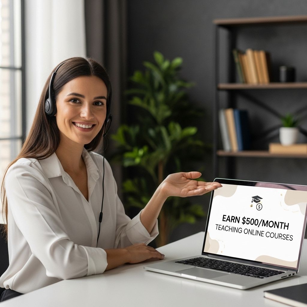 Earn 500 Month Teaching Online Courses 99effects