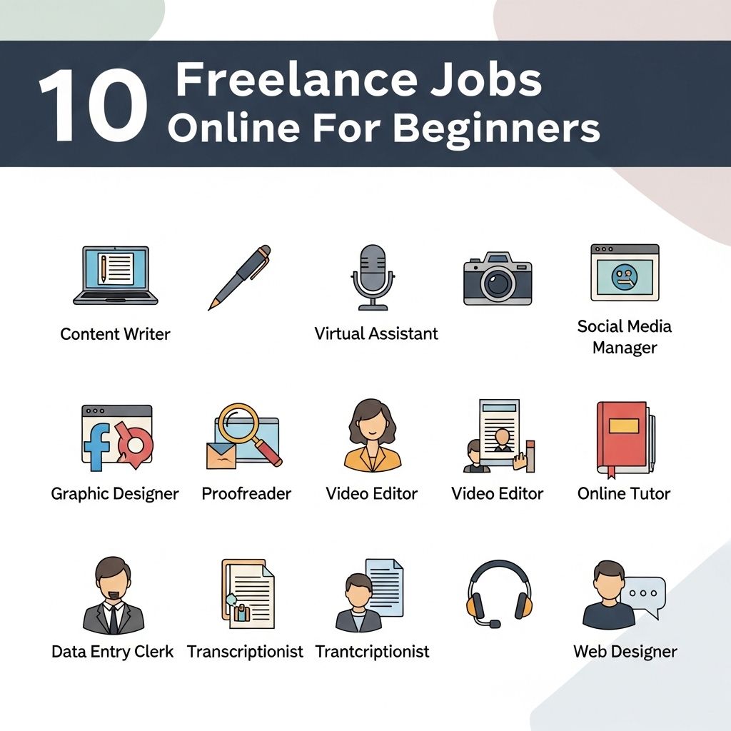 10 best freelance jobs online for beginners